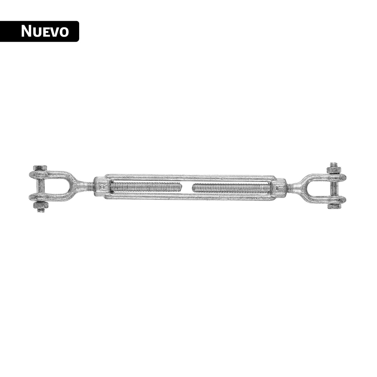 Tensor forjado 3/8' quijada - quijada, galvanizado, FIERO