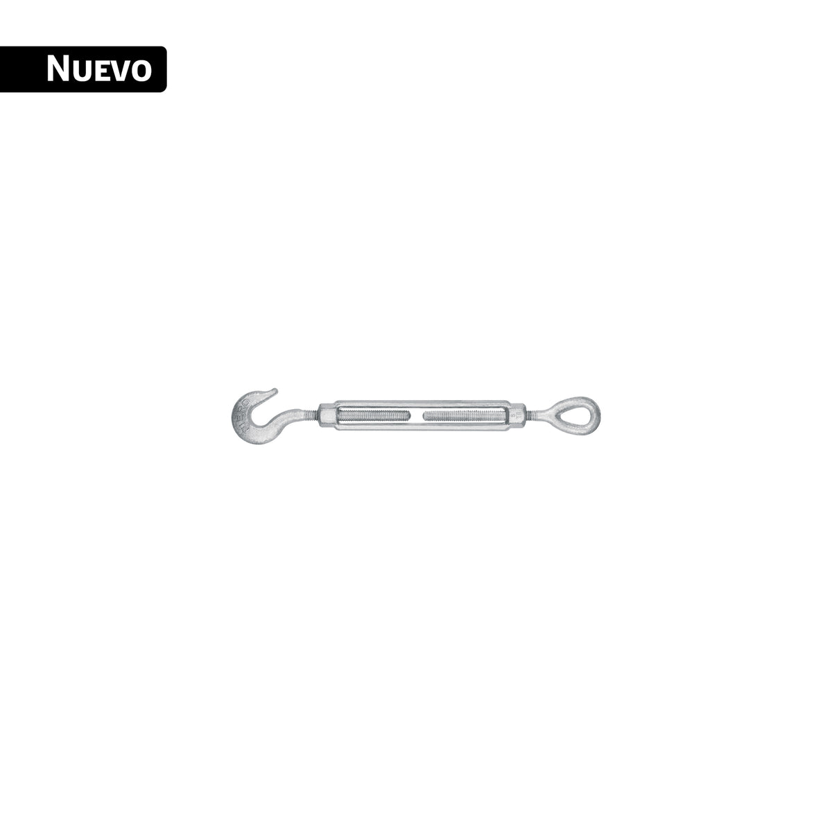 Tensor forjado 5/16 x 4-1/2' ojo-gancho, galvanizado, FIERO