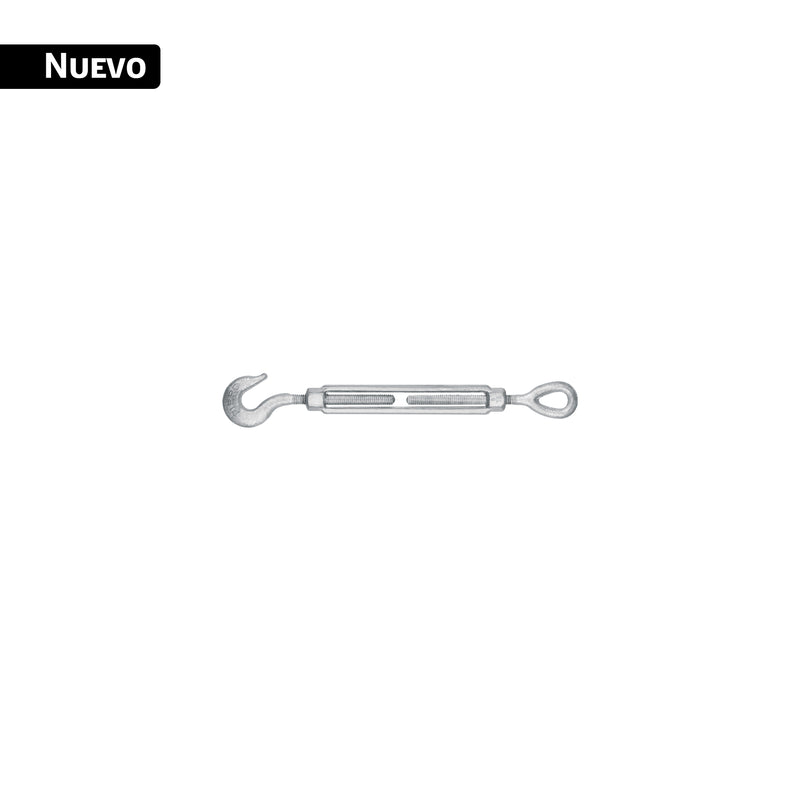 Tensor forjado 5/16 x 4-1/2' ojo-gancho, galvanizado, FIERO