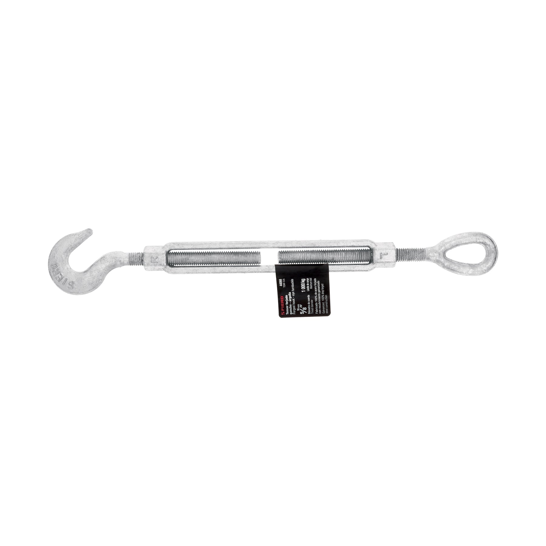 Tensor forjado,5/8",gancho-argolla