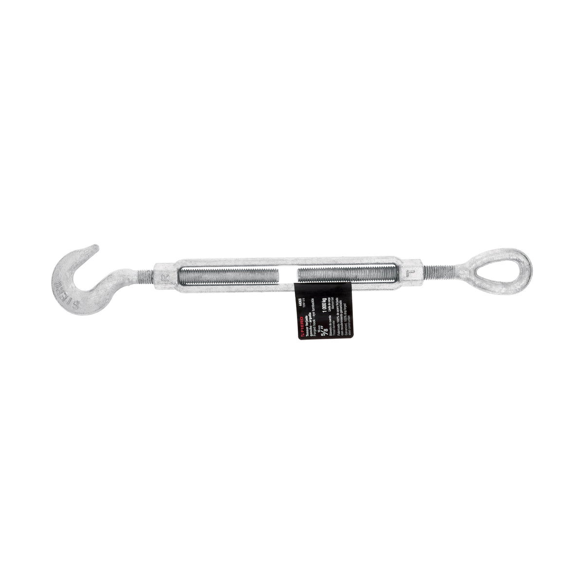 Tensor forjado,5/8",gancho-argolla