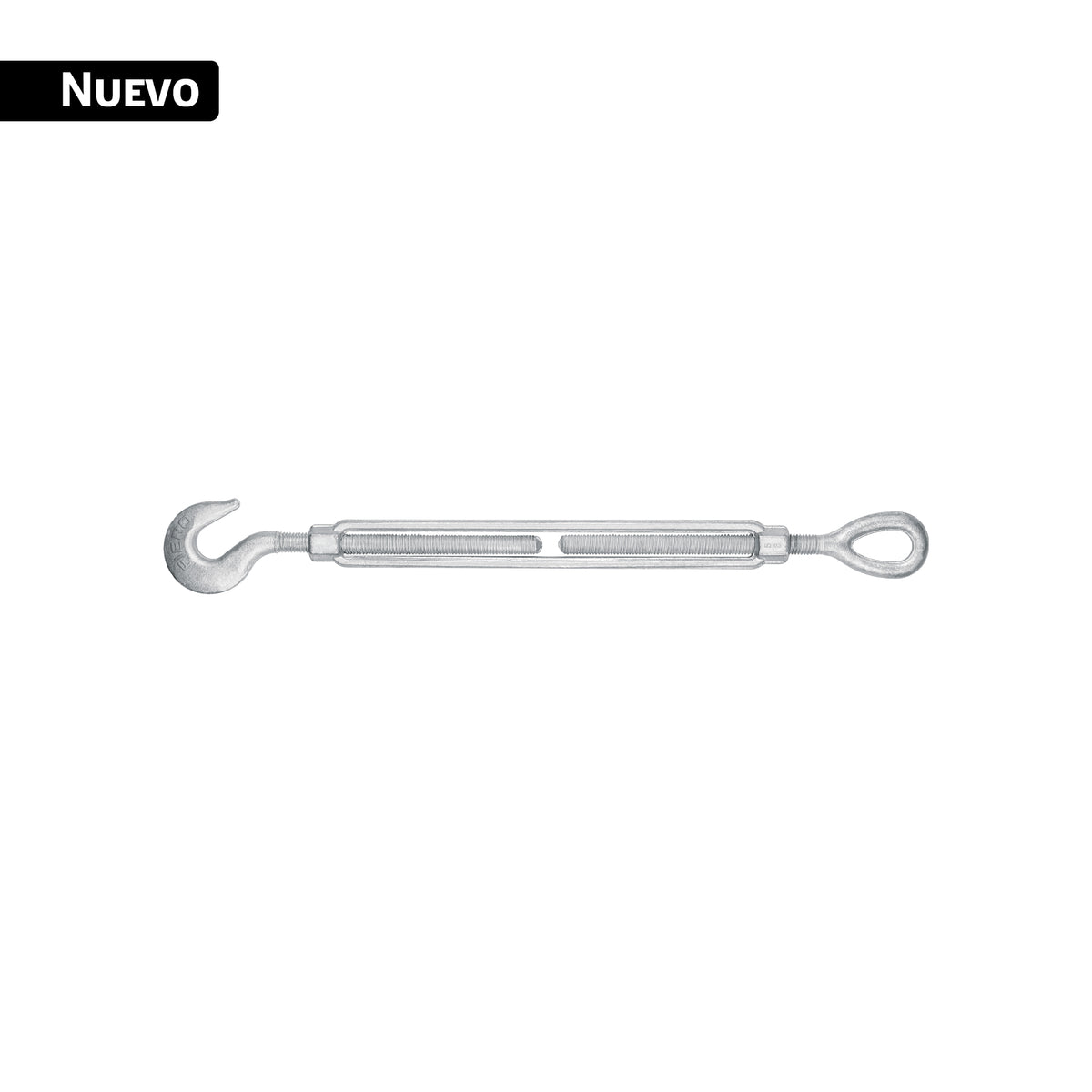 Tensor forjado 5/8 x 12' ojo - gancho, galvanizado, FIERO