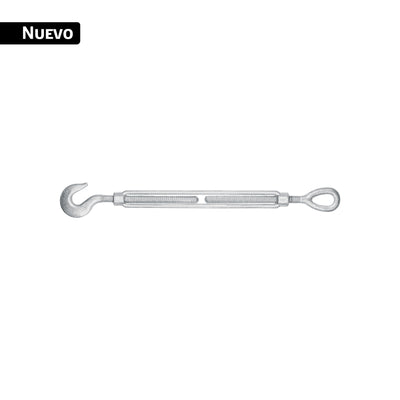 Tensor forjado 5/8 x 12' ojo - gancho, galvanizado, FIERO