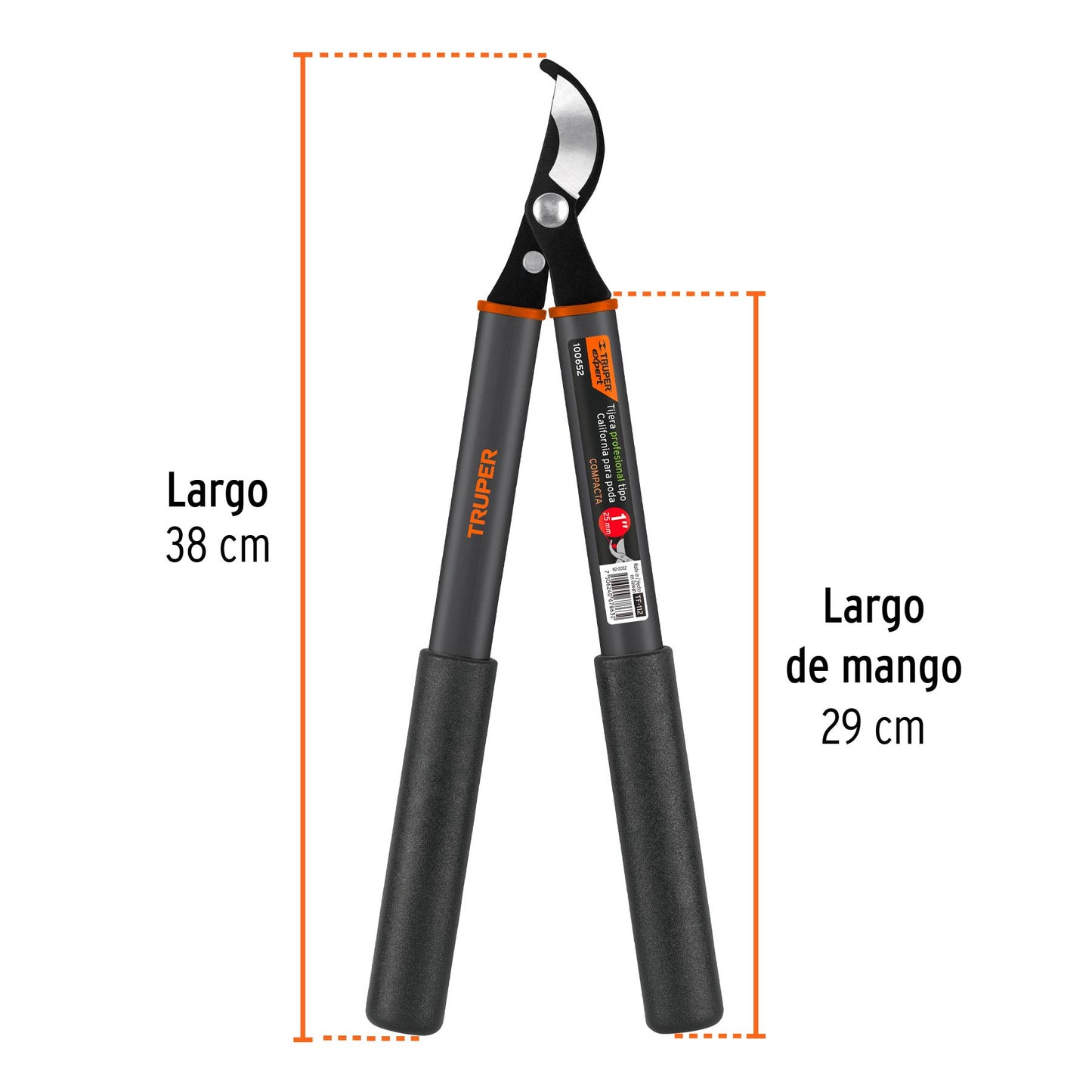 TIJERA TIPO CALIFORNIA,COMPACTA,MANGOS DE ALUMINIO