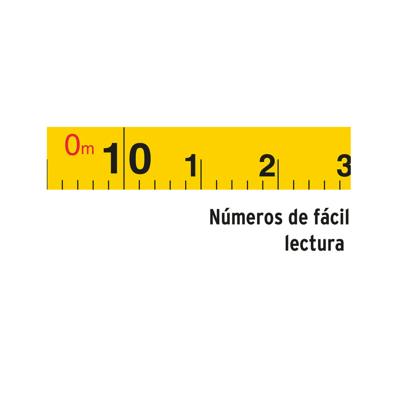 Cinta larga fibra de vidrio, tipo cruceta, 100 m, metálica