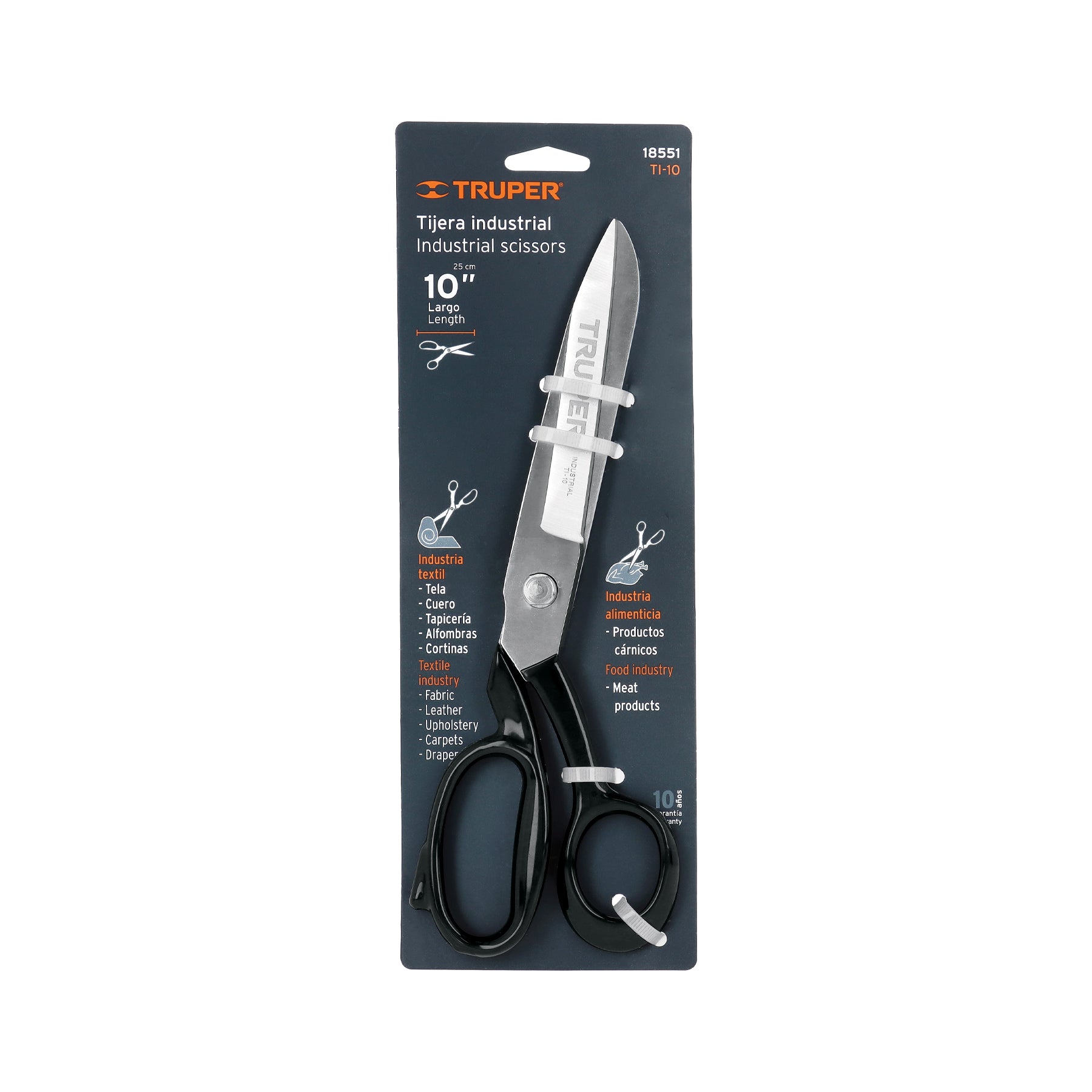 Tijera para sastre industrial 10"
