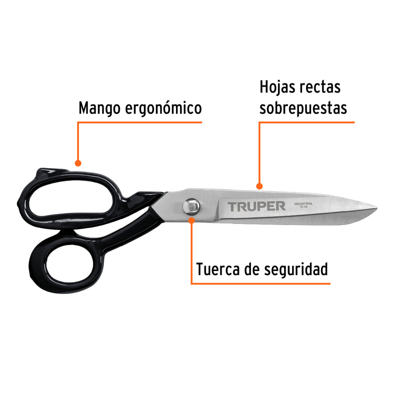 Tijera para sastre industrial 10"
