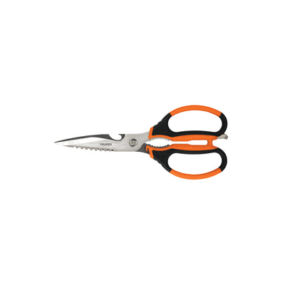 Tijera 8" multiusos, para cocina, acero inoxidable, TRUPER