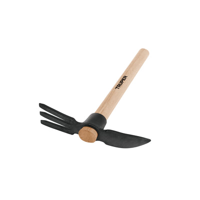 Talacho jardinero, mango de madera, 16"