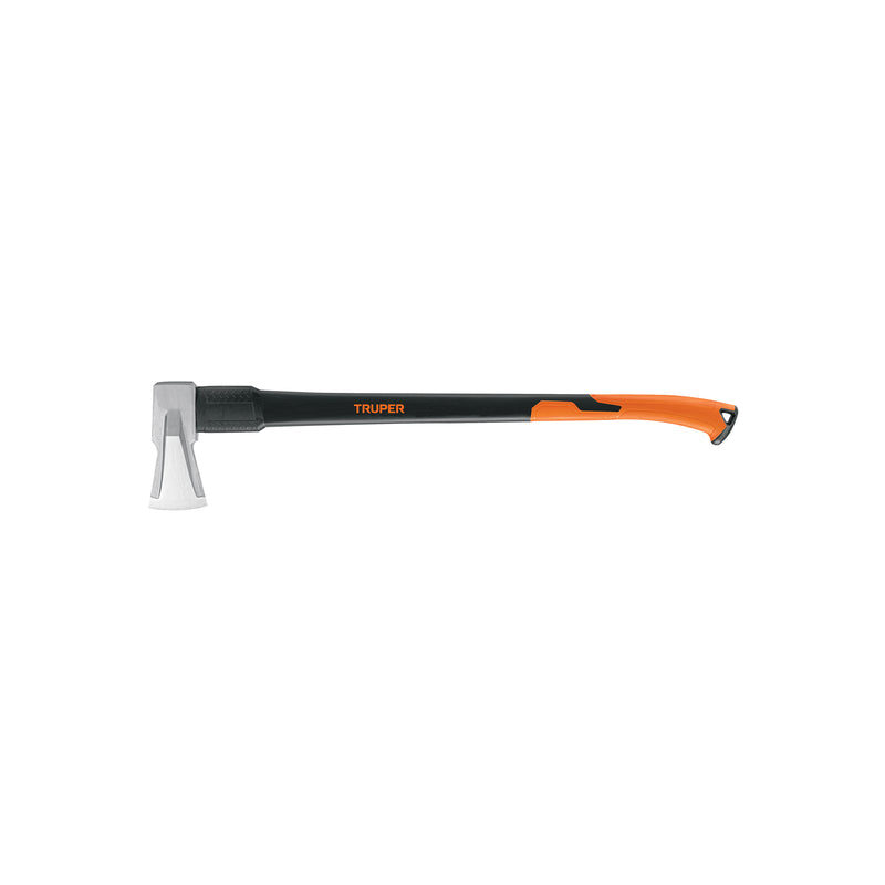 Hacha para rajar madera 4.5 lb, mango fibra de vidrio 34'