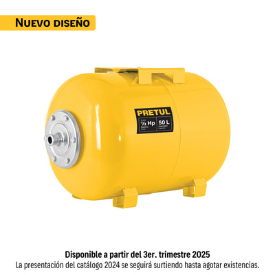 Tanque para bomba hidroneumática HIDR-1/2X50, Pretul