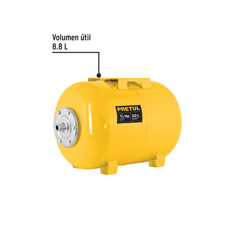 Tanque para bomba hidroneumática HIDR-1/2X50, Pretul