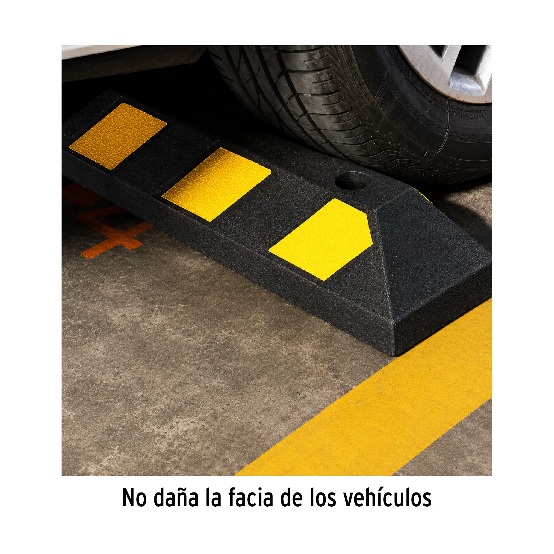 Tope de estacionamiento de 55 cm