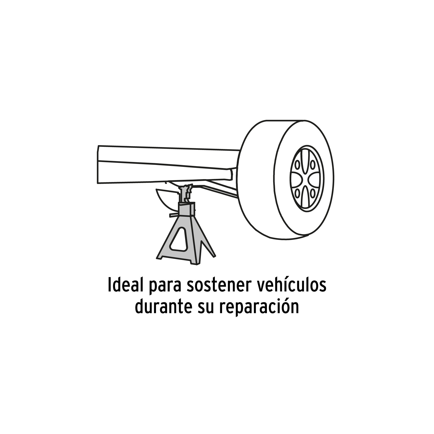 Torre para auto, 3 toneladas, 2 piezas