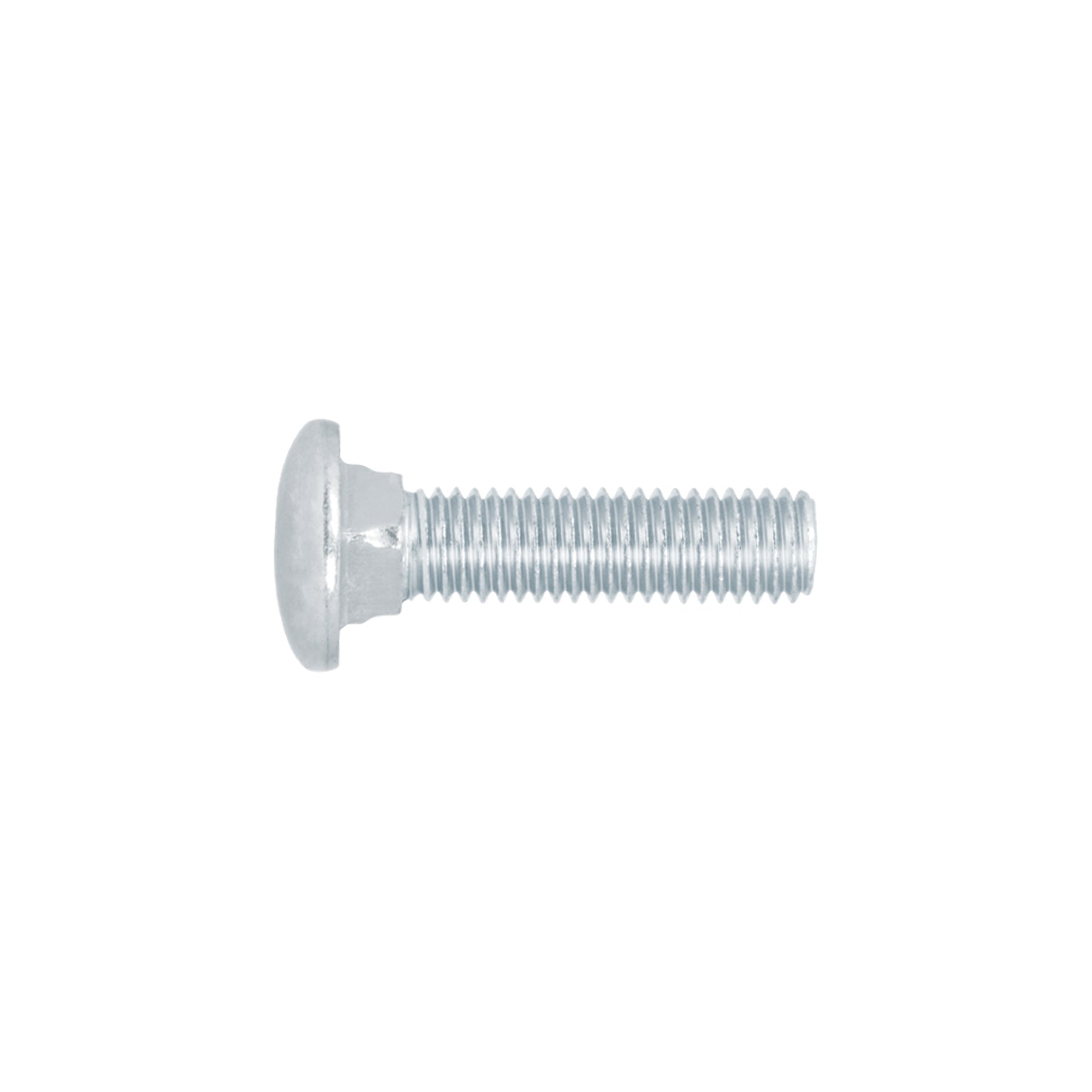 Tornillo tipo coche, galvanizado, 1/2 X 2", 30 piezas