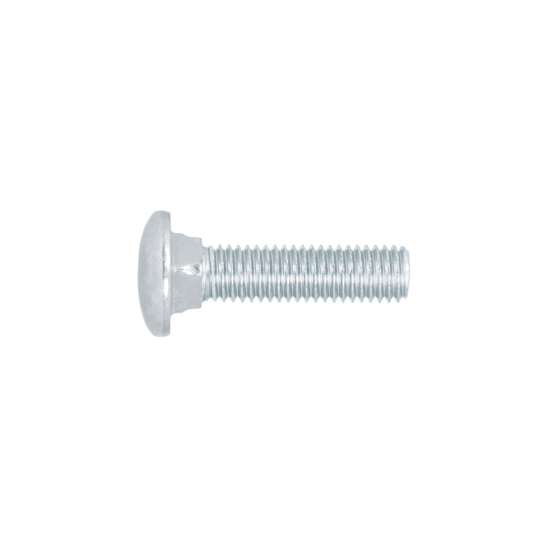 Tornillo tipo coche, galvanizado, 1/2 X 2", 30 piezas