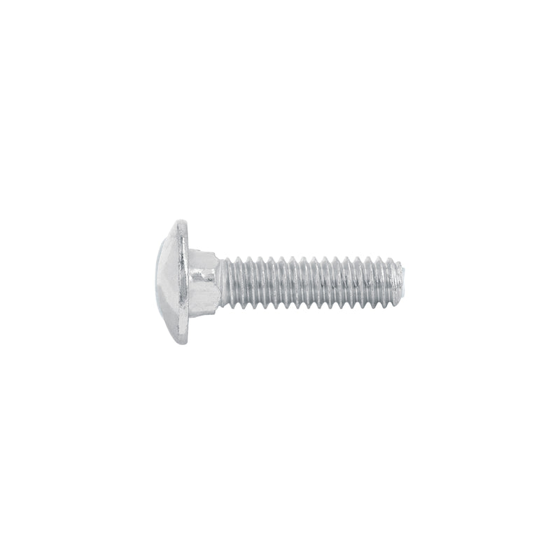 Tornillo tipo coche, galvanizado, 1/4 X 1", 100 piezas