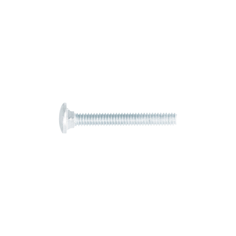 Tornillo tipo coche, galvanizado, 1/4 X 2", 60 piezas