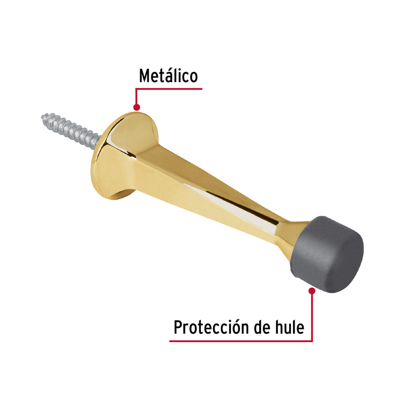 Tope recto de latón