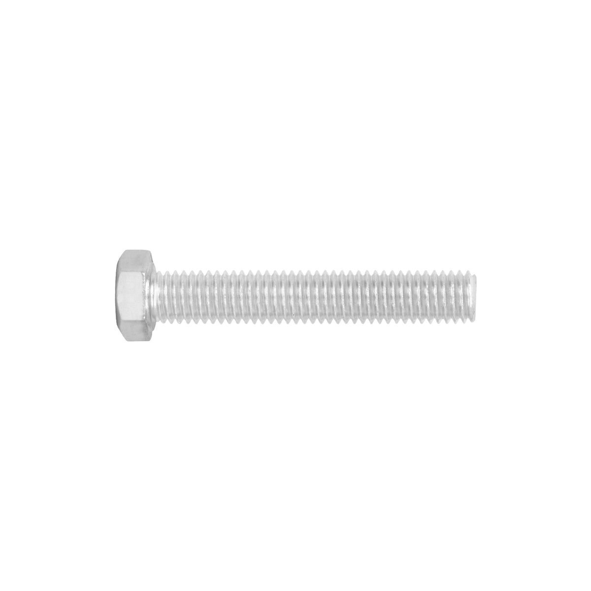 Tornillo acero galvanizado tipo máquina 1/2x3", 20 pzas