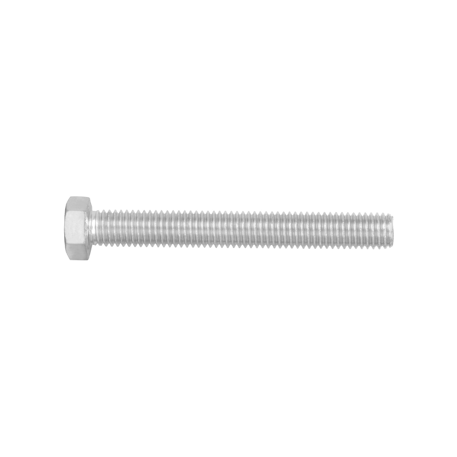 Tornillo acero galvanizado tipo máquina 1/2x4", 15 pzas