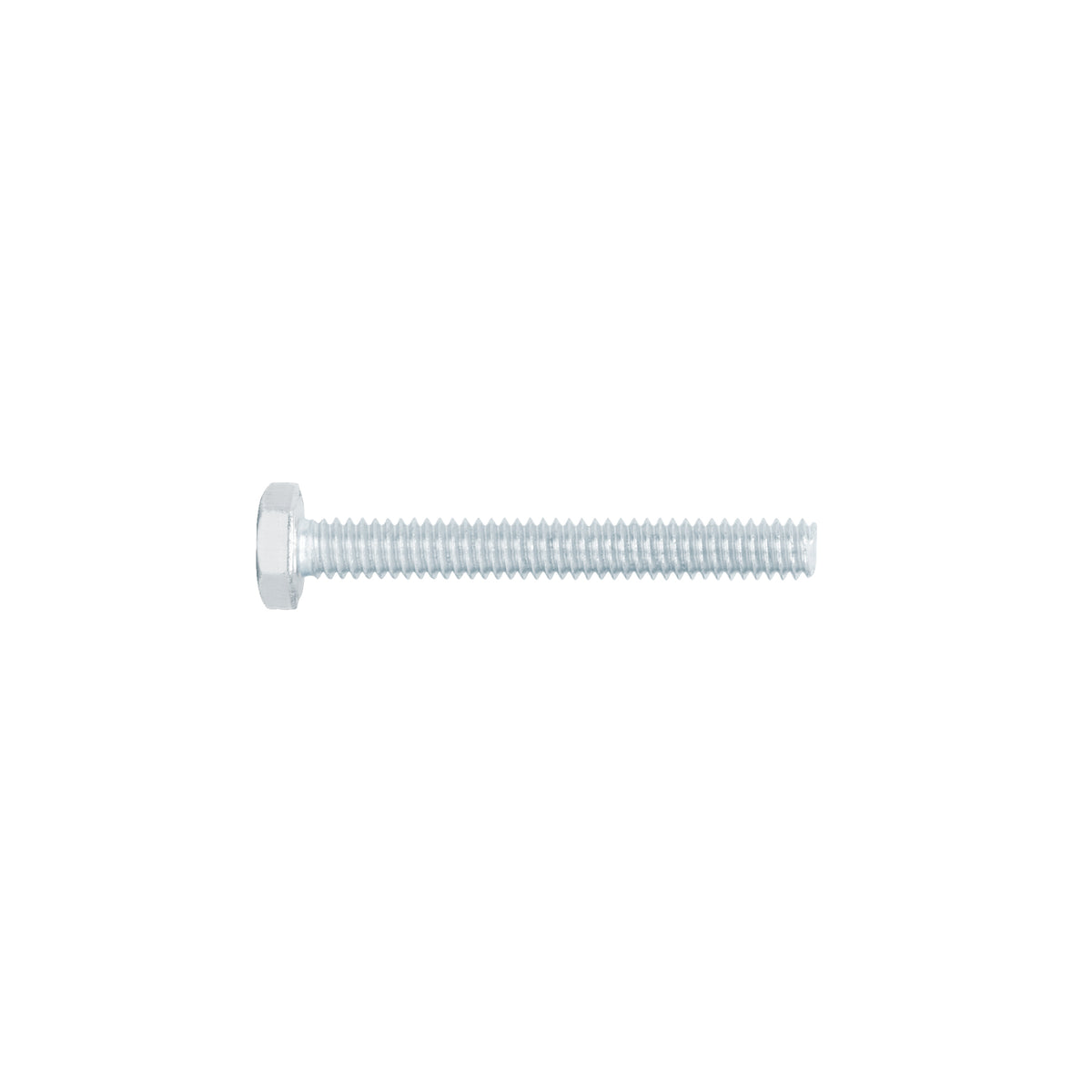 Tornillo acero galvanizado tipo máquina 1/4x2", 60 pzas