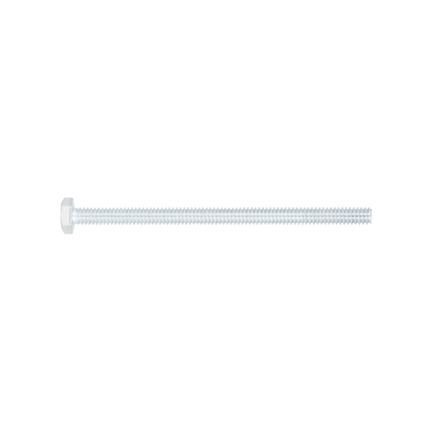 Tornillo acero galvanizado tipo máquina, 1/4X4", 30 pzas