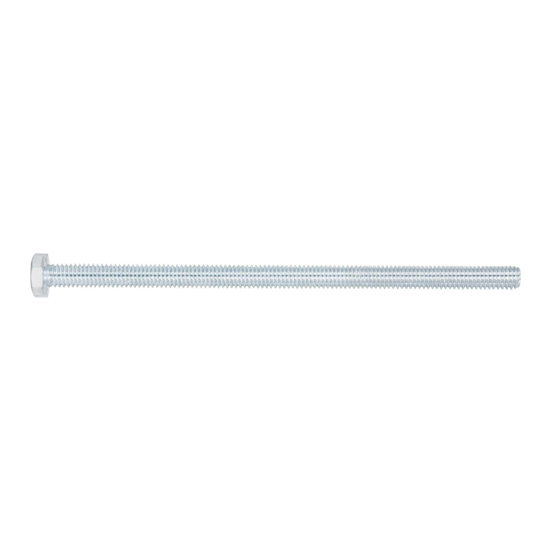 Tornillo acero galvanizado tipo máquina, 1/4X6", 20 pzas