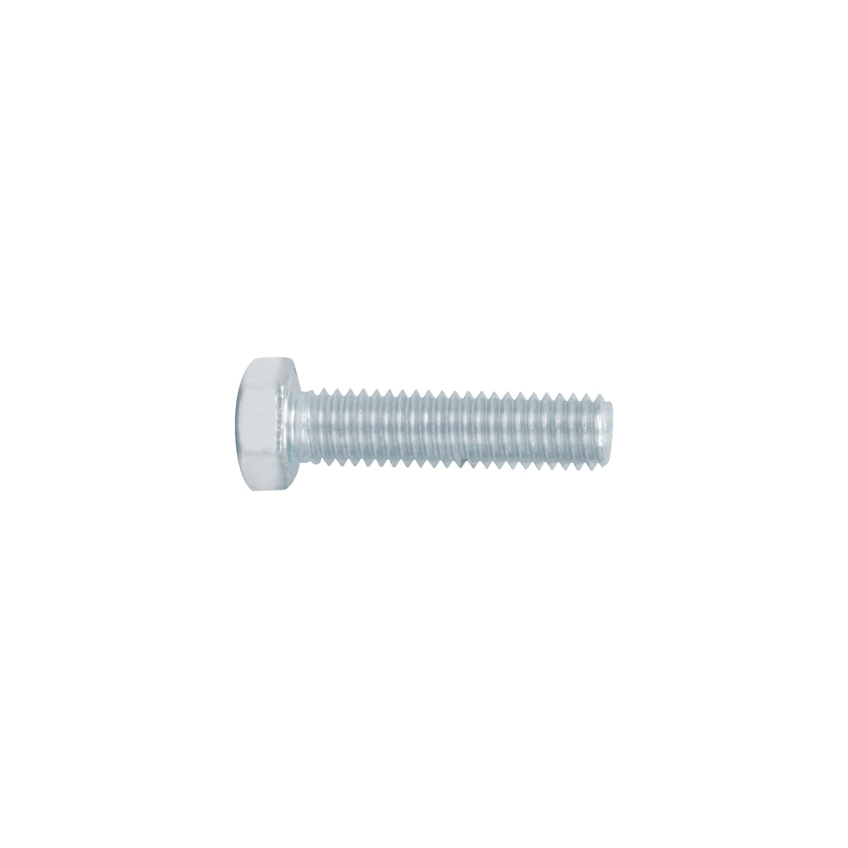 Tornillo acero galvanizado tipo máquina 3/8x1 1/2", 70 pzas