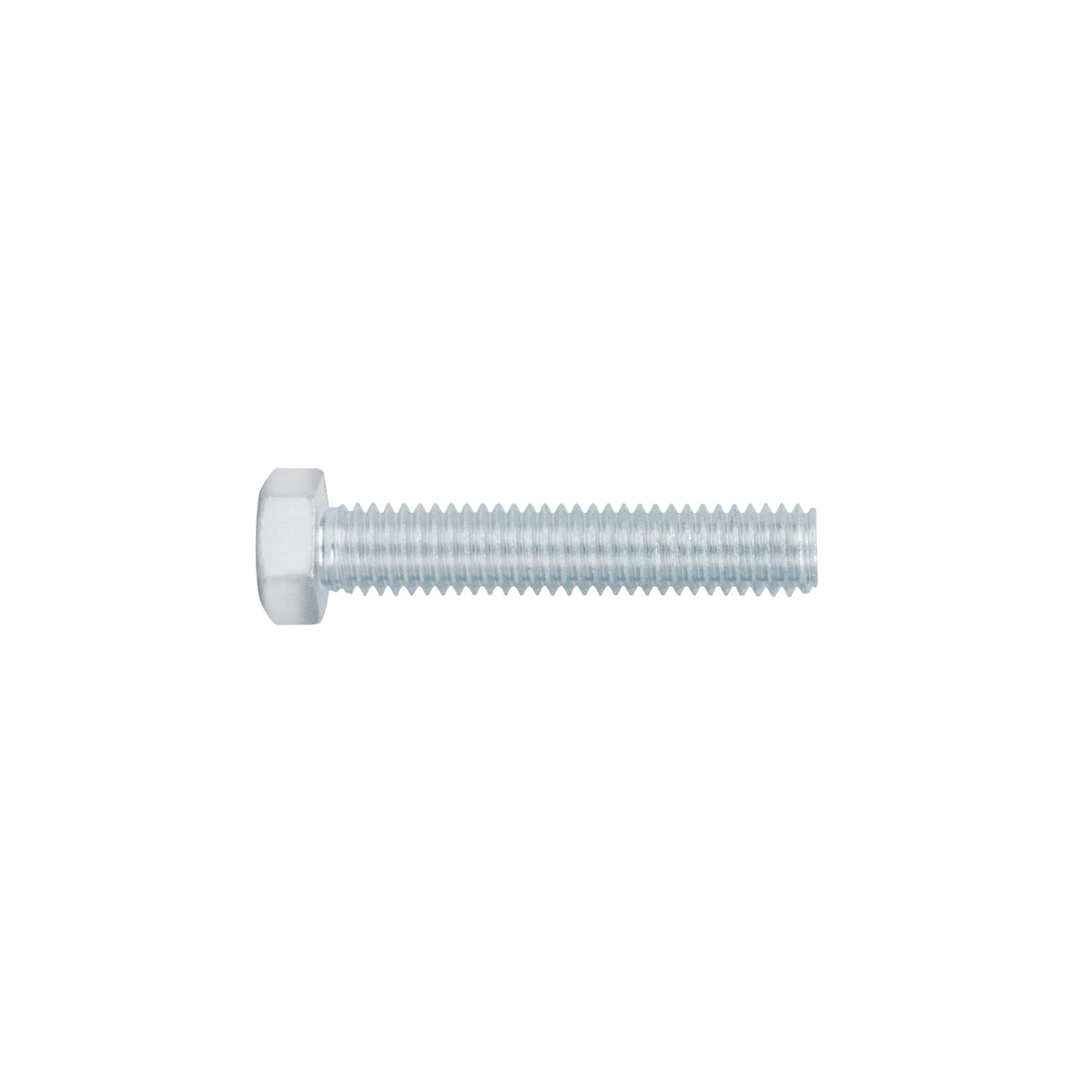 Tornillo acero galvanizado tipo máquina 3/8x2", 60 pzas