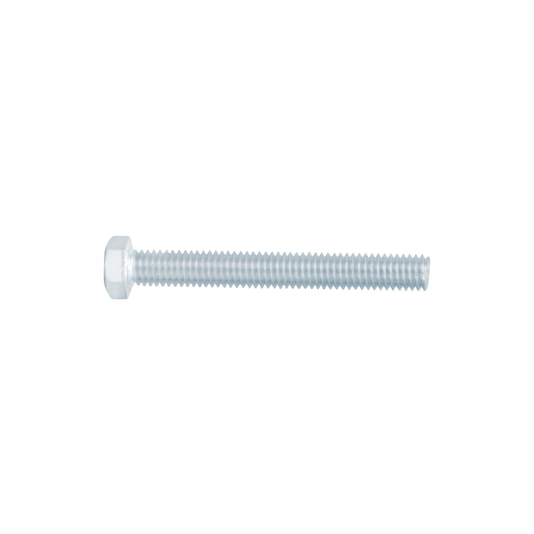 Tornillo acero galvanizado tipo máquina 3/8x3", 40 pzas