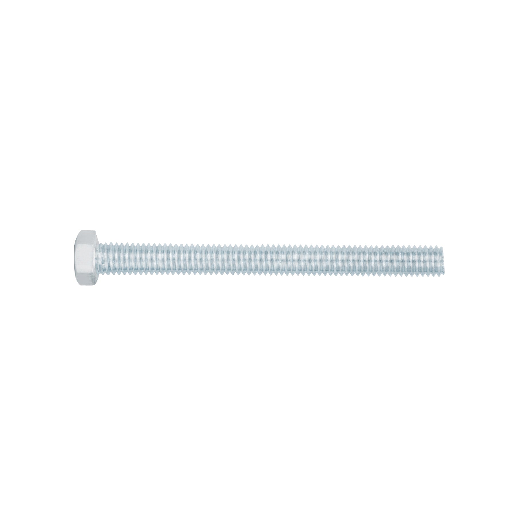 Tornillo acero galvanizado tipo máquina 3/8x4", 30 pzas