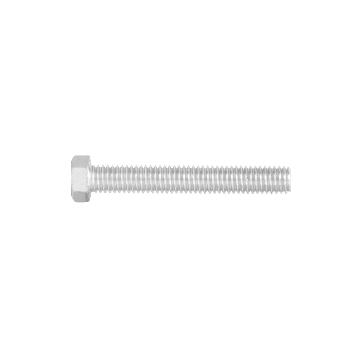 Tornillo acero galvanizado tipo máquina 7/16x3", 30 pzas