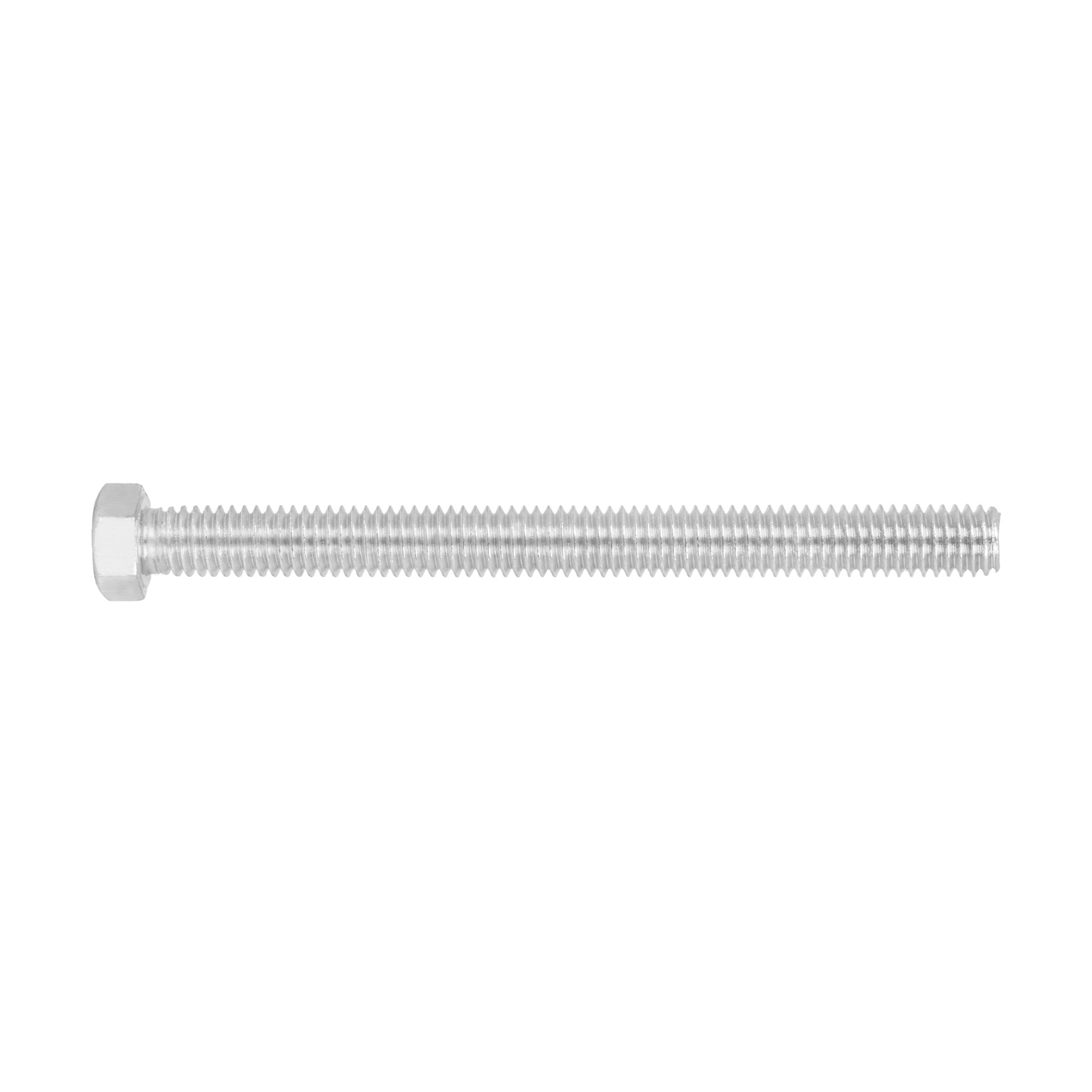 Tornillo acero galvanizado tipo máquina, 7/16X5", 10 pzas