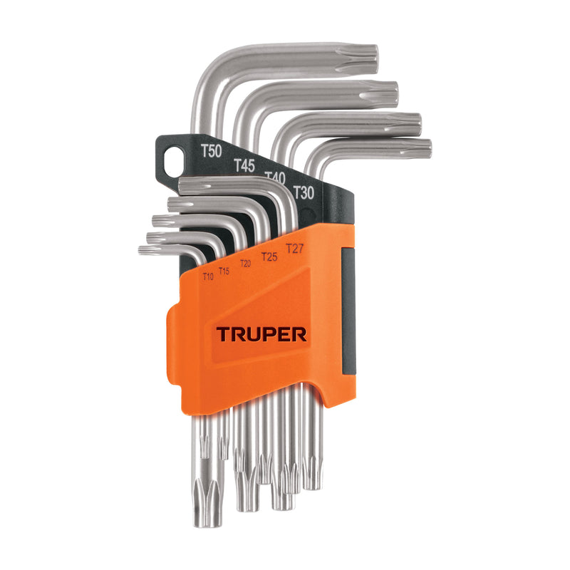 Juego de llaves torx, 9 piezas
