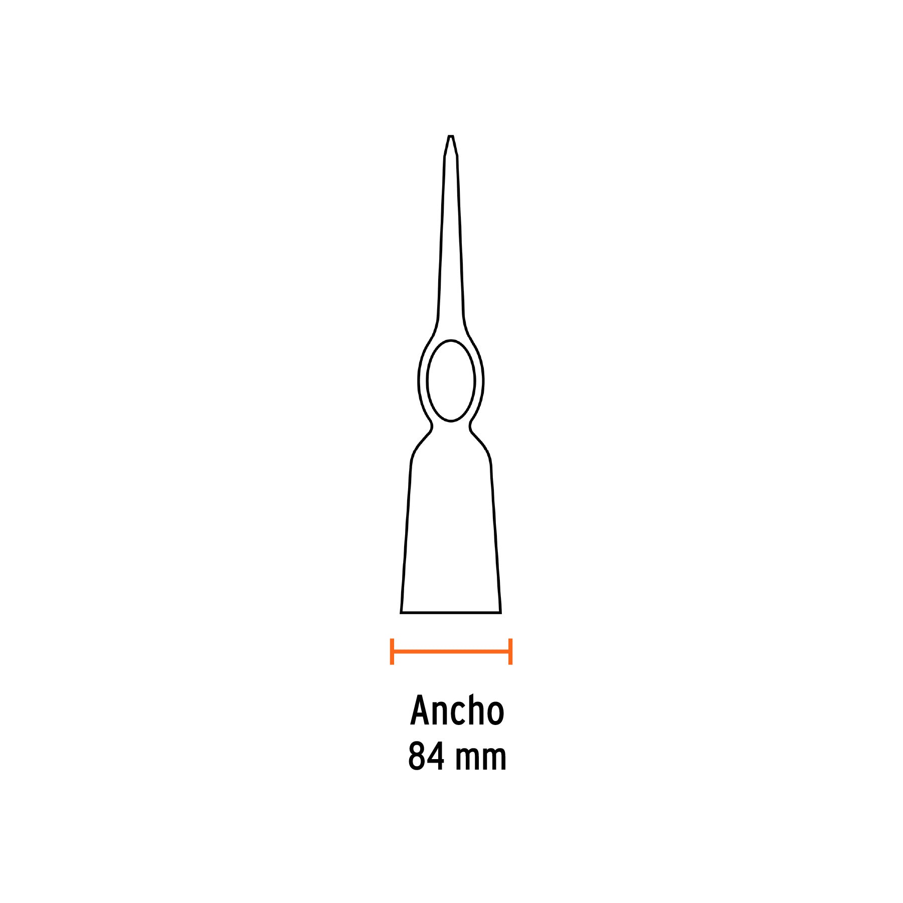 Talacho-pico 4 lb sin mango, Truper SUSTITUTO 102505
