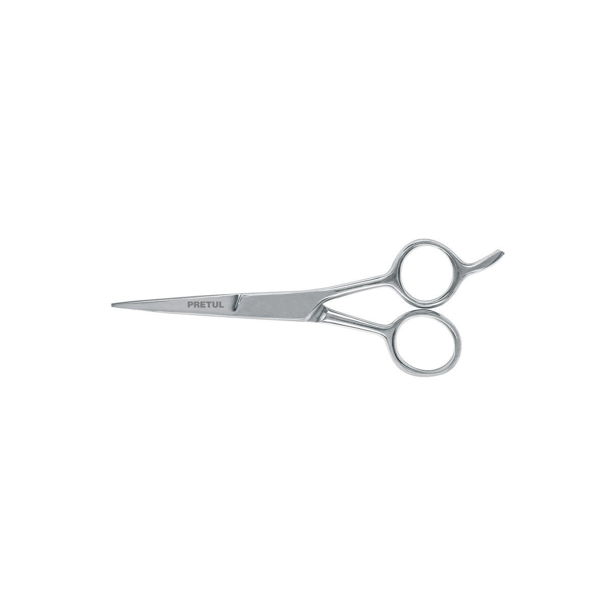 Tijera para estilista con gancho, 5-1/2", pretul