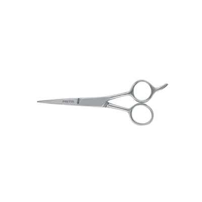 Tijera para estilista con gancho, 5-1/2", pretul