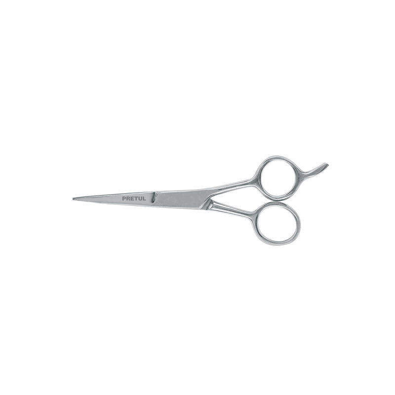 Tijera para estilista con gancho, 5-1/2", pretul