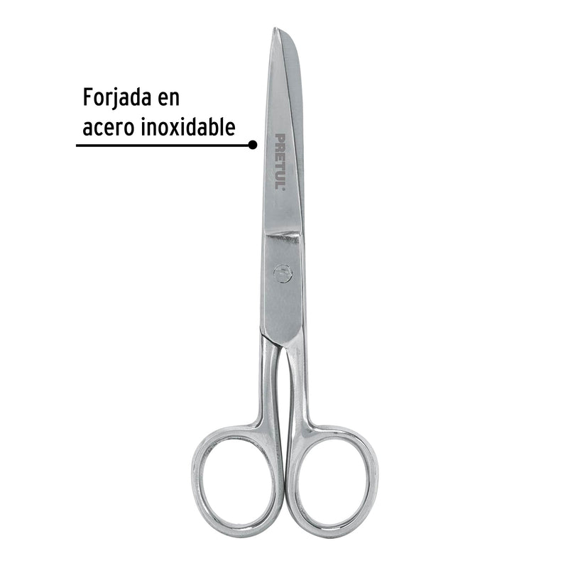 Tijera para costura y oficina  5", Pretul