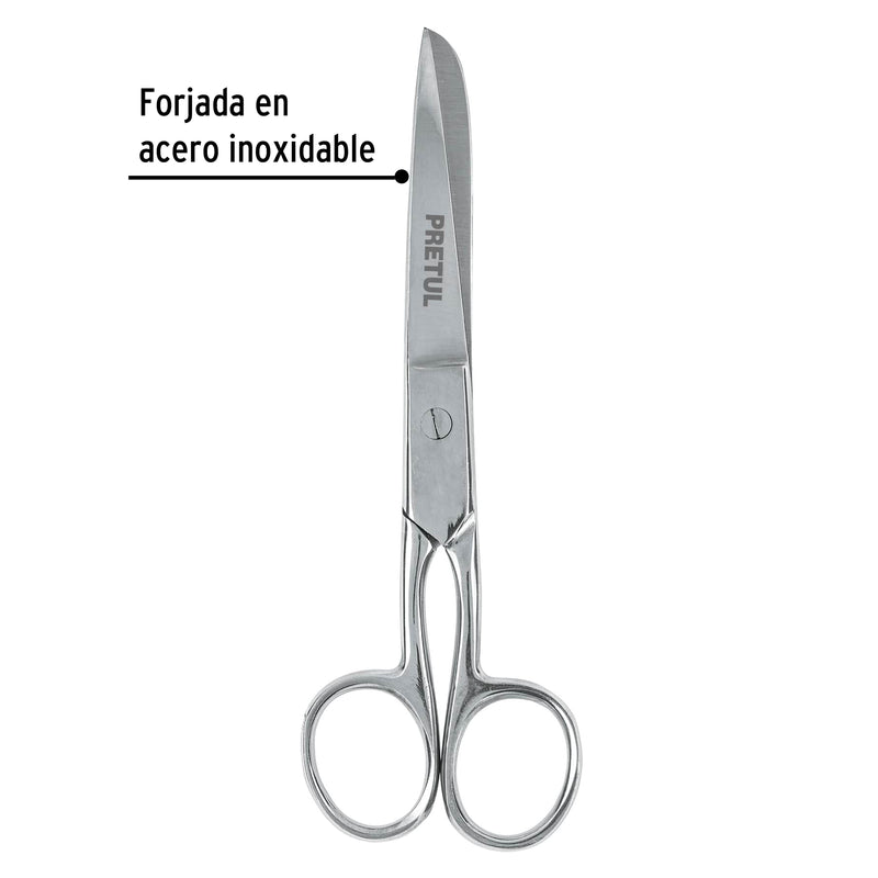 Tijera para costura y oficina 6", pretul