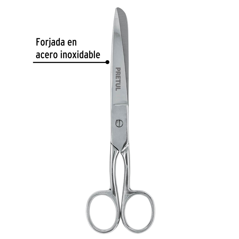 Tijera para costura y oficina  7", Pretul