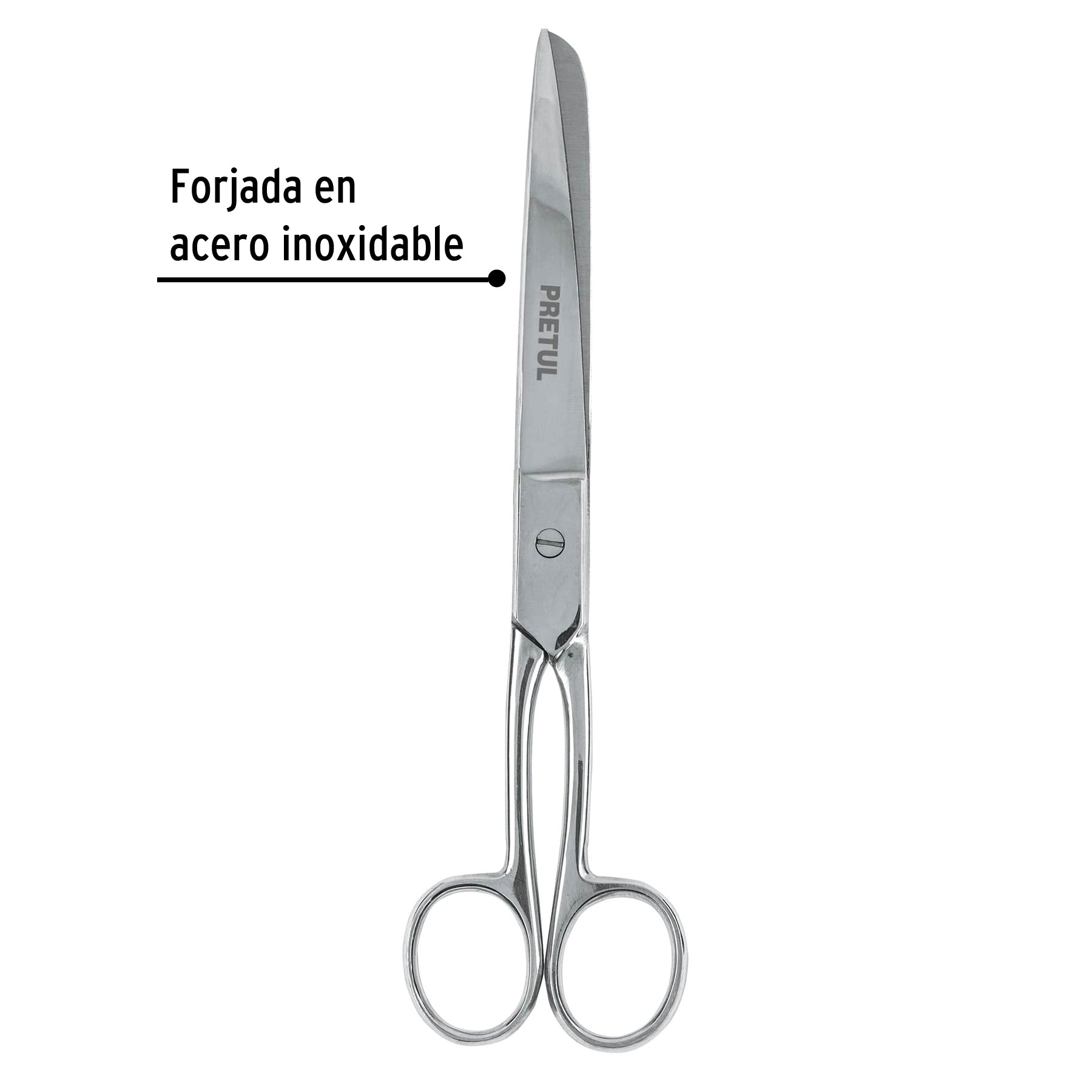Tijera para costura y oficina 8", pretul