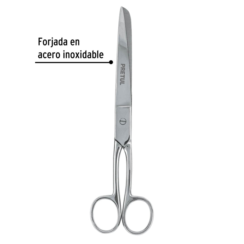 Tijera para costura y oficina 8", pretul