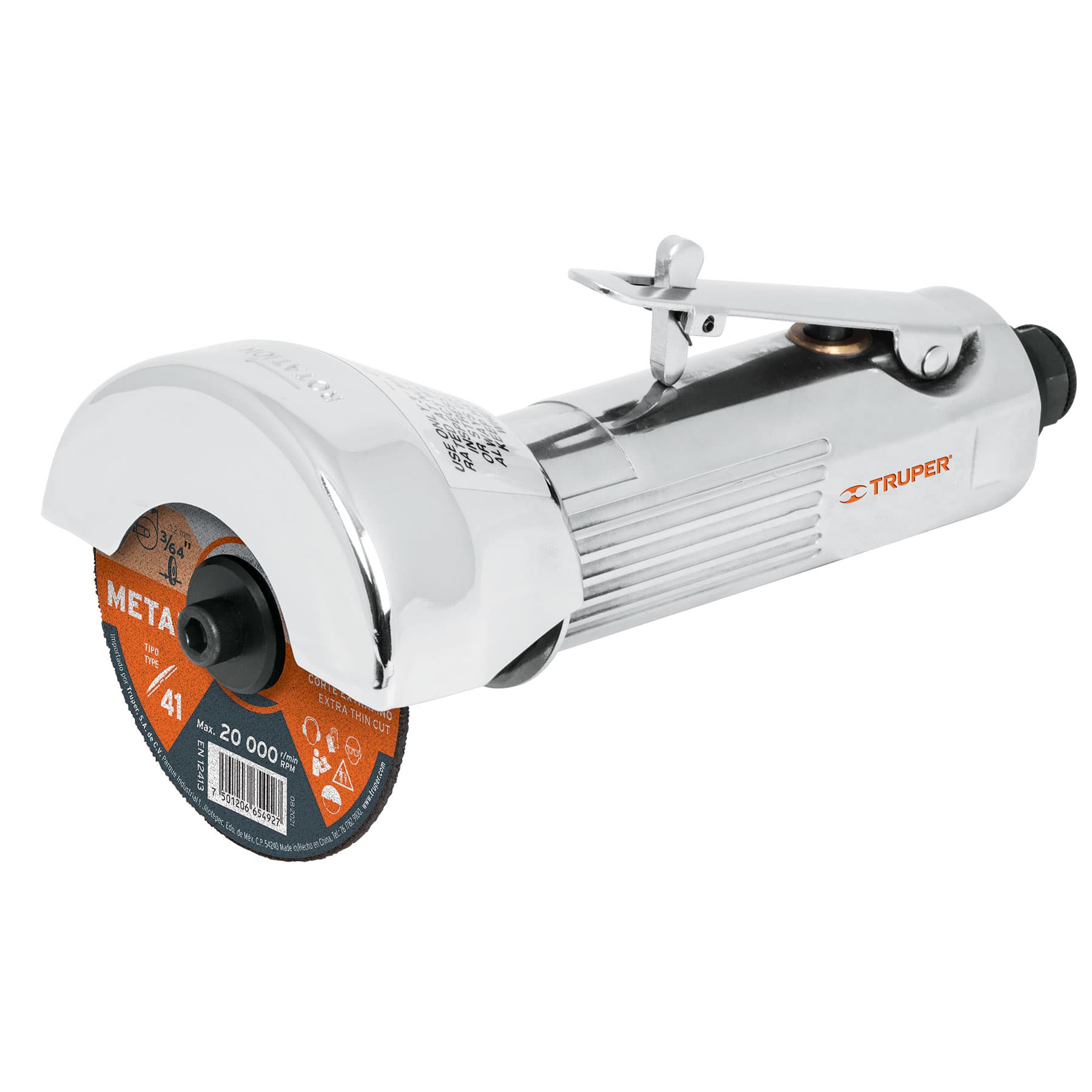 Esmeril recto, neumático para corte de 3"