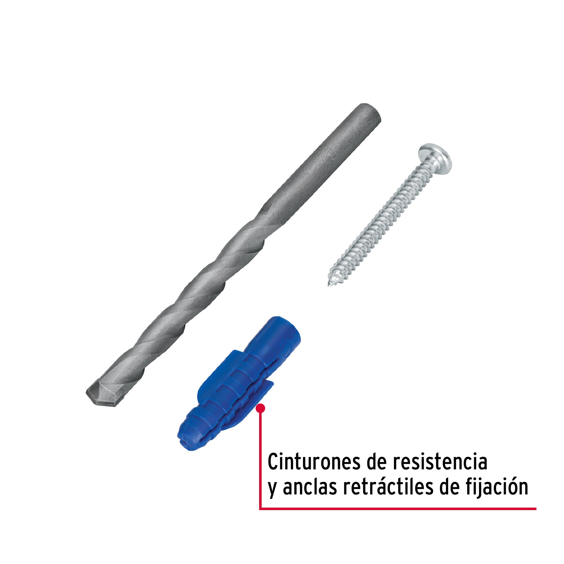 Kit de 20 taquetes 3/8' con pijas #12