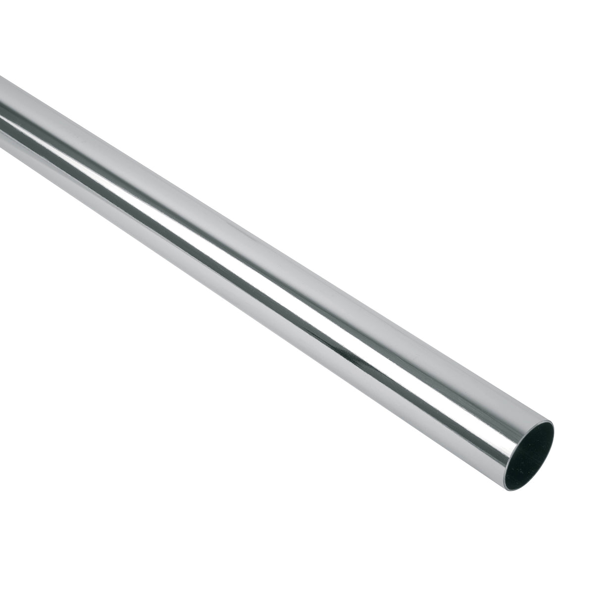 Tubo redondo cromado para closet