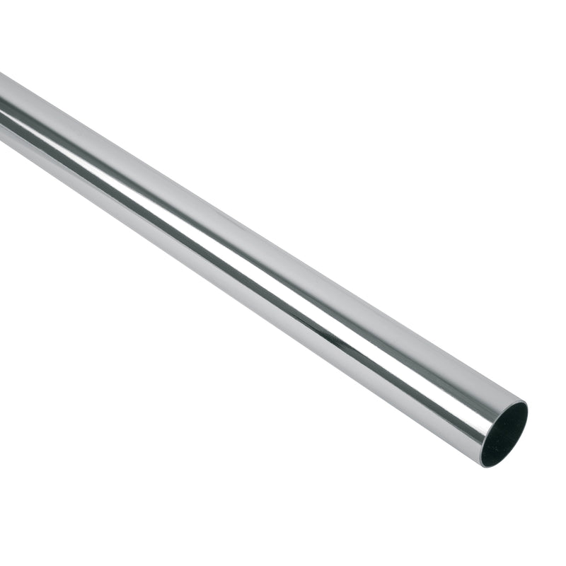 Tubo redondo cromado para closet