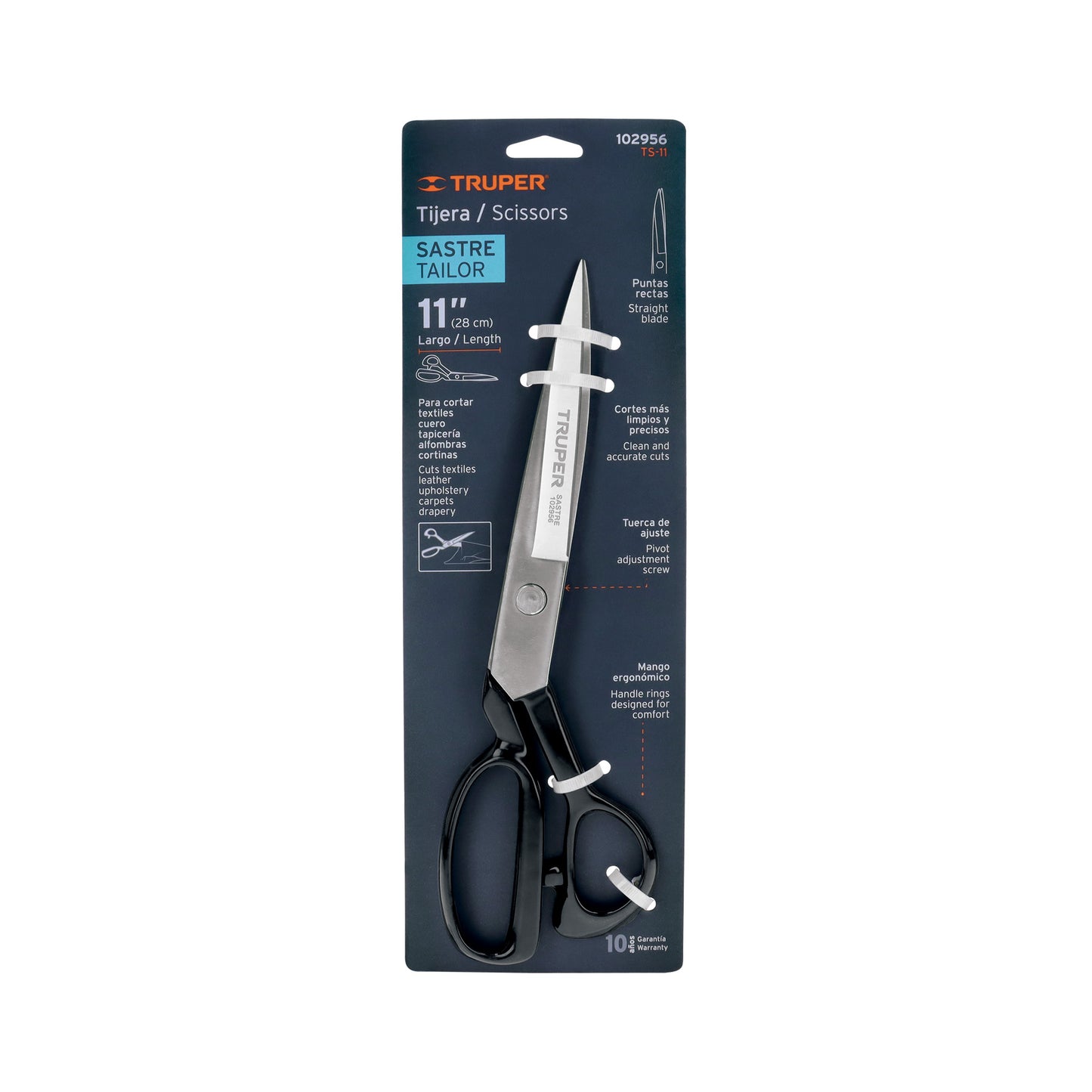 Tijera 11' para sastre, TRUPER