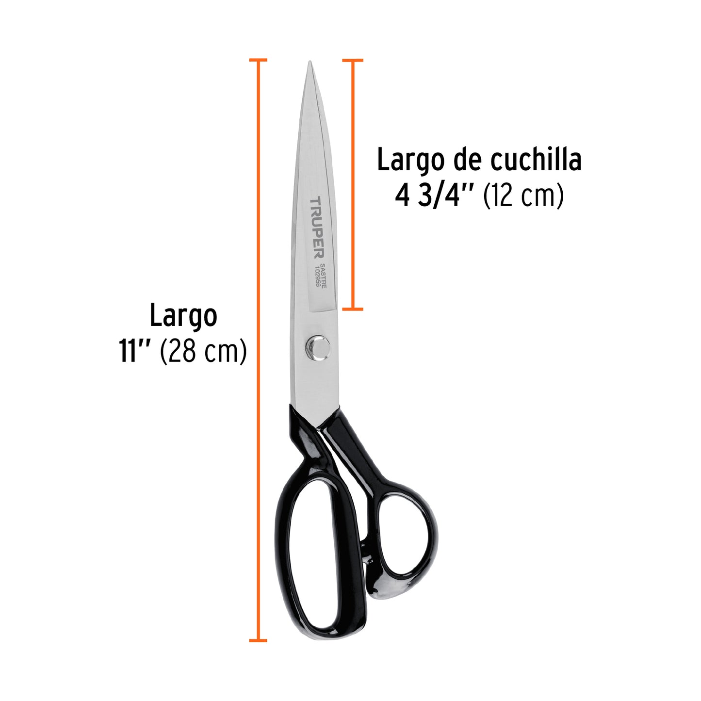 Tijera 11' para sastre, TRUPER